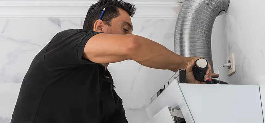 Precision In-wall Dryer Vent Cleaning & Rerouting Corrections in Montclair, CA